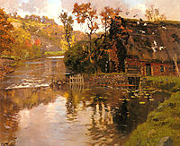 Cottage by a Stream, thaulow