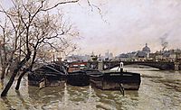 Flooding by the Seine, thaulow
