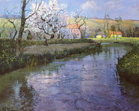 A French River Landscape, thaulow