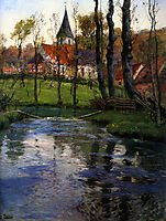 The Old Church by the River, thaulow