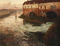 Old factory on the Somme (Evening), 1906, thaulow