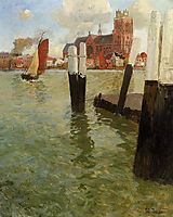 The Pier, Dordrecht, 1905, thaulow