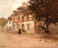 A Village Street in France, thaulow