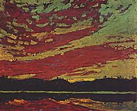 Sunset, 1915, thomson