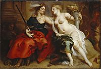Allegory of Justice and Peace, thulden