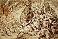 The Greeks Leave after Fire of Troy, thulden