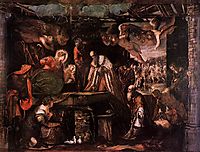 The Adoration of the Magi, 1582, tintoretto