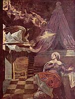 Annunciation, 1581, tintoretto
