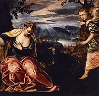 The Annunciation to Manoah-s Wife, 1558, tintoretto