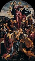 Assumption of the Virgin, 1550, tintoretto
