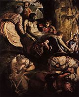 Christ carried to the grave, 1560, tintoretto