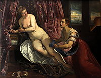 Danae, 1578, tintoretto