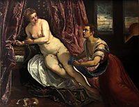 Danae, 1578, tintoretto