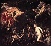 The Descent into Hell, 1568, tintoretto
