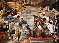 Doge Nicolò da Ponte Invoking the Protection of the Virgin, tintoretto