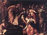 Esther before Ahasuerus, 1547-48, tintoretto