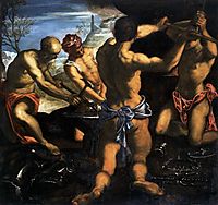 Forge of Vulcan, 1576-77, tintoretto