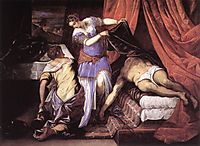 Judith and Holofernes, 1579, tintoretto