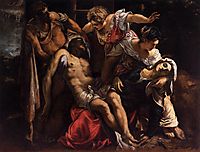 Lamentation over the Dead Christ, c.1560, tintoretto