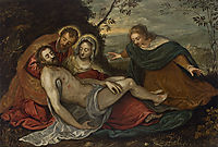 The Lamentation over the Dead Christ (Pietà), 1565, tintoretto