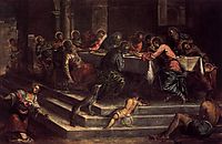 The Last Supper, 1579-81, tintoretto