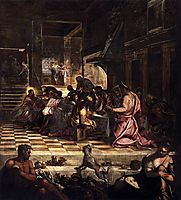 The Last Supper, 1581, tintoretto