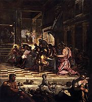 The Last Supper, 1581, tintoretto