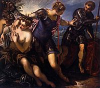 March driven by Minerva, 1576-77, tintoretto