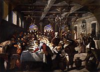 Marriage at Cana, 1561, tintoretto