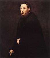 Portrait of a young man, 1555, tintoretto