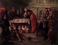 The Presentation of Christ in the Temple, 1555, tintoretto