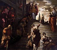 Presentation of the Virgin, 1553-56, tintoretto