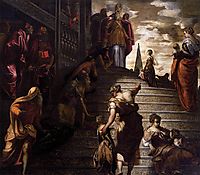 The Presentation of the Virgin, 1556, tintoretto