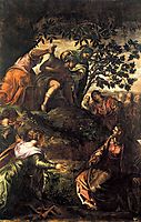 The Raising of Lazarus, 1581, tintoretto