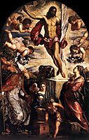 The Resurrection of Christ, 1565, tintoretto