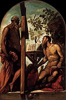 Saint Jerome and Saint-Andre, 1552, tintoretto