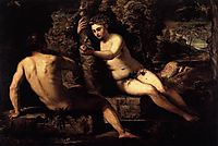 The Temptation of Adam, 1551-52, tintoretto