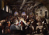 Wedding at Cana, 1561, tintoretto