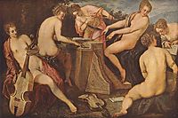 Women Playing Music, 15, tintoretto