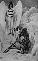 Balaam and the Ass, as in Numbers, 1900, tissot