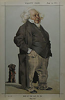 Caricature of Henry Cole, 1871, tissot