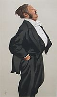 Caricature of Mr Lionel Lawson, 1879, tissot