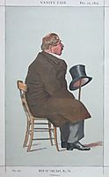 Caricature of Percy William Doyle C.B., 1873, tissot