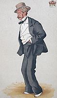 Caricature of Thomas Egerton, 2nd Earl of Wilton, 1873, tissot