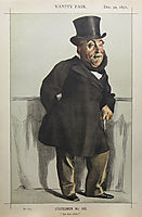 Caricature of William Henry Gregory, 1871, tissot