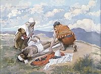 The Death of Aaron, c.1902, tissot