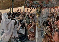 The Golden Calf, as in Exodus, tissot