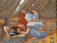 Jael Smote Sisera, and Slew Him, 1902, tissot