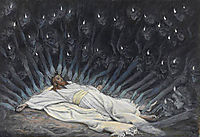 Jesus Ministered to by Angels, tissot