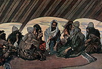 Jethro and Moses, as in Exodus 18, 1900, tissot